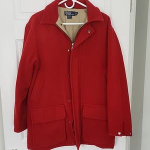 Polo by Ralph Lauren Pea Coat. This coat is a wool blend. It is Unisex.